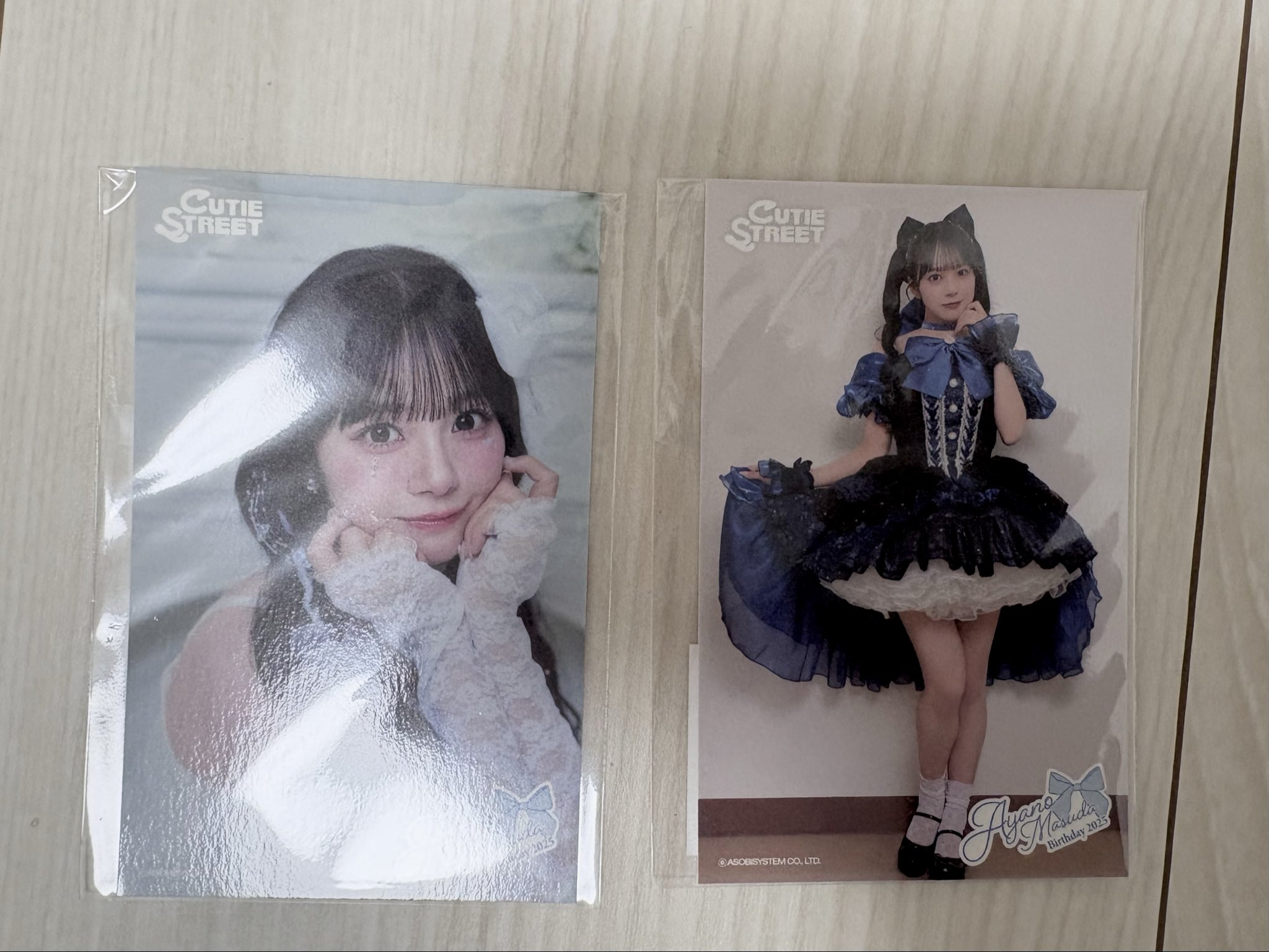 すきくじ CUTIE STREET 増田彩乃 A賞 CUTIE STREET 増田彩乃 生誕記念2025すきくじ G賞 H賞 4点