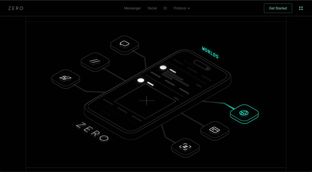 real_n3o's tweet image. New update to ZERO website at zero.tech.