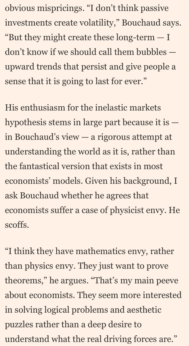 Investor Jean-Philippe Bouchaud: ‘The whole bull run is because of an influx of money into the market’
on.ft.com/3Ik6fOs