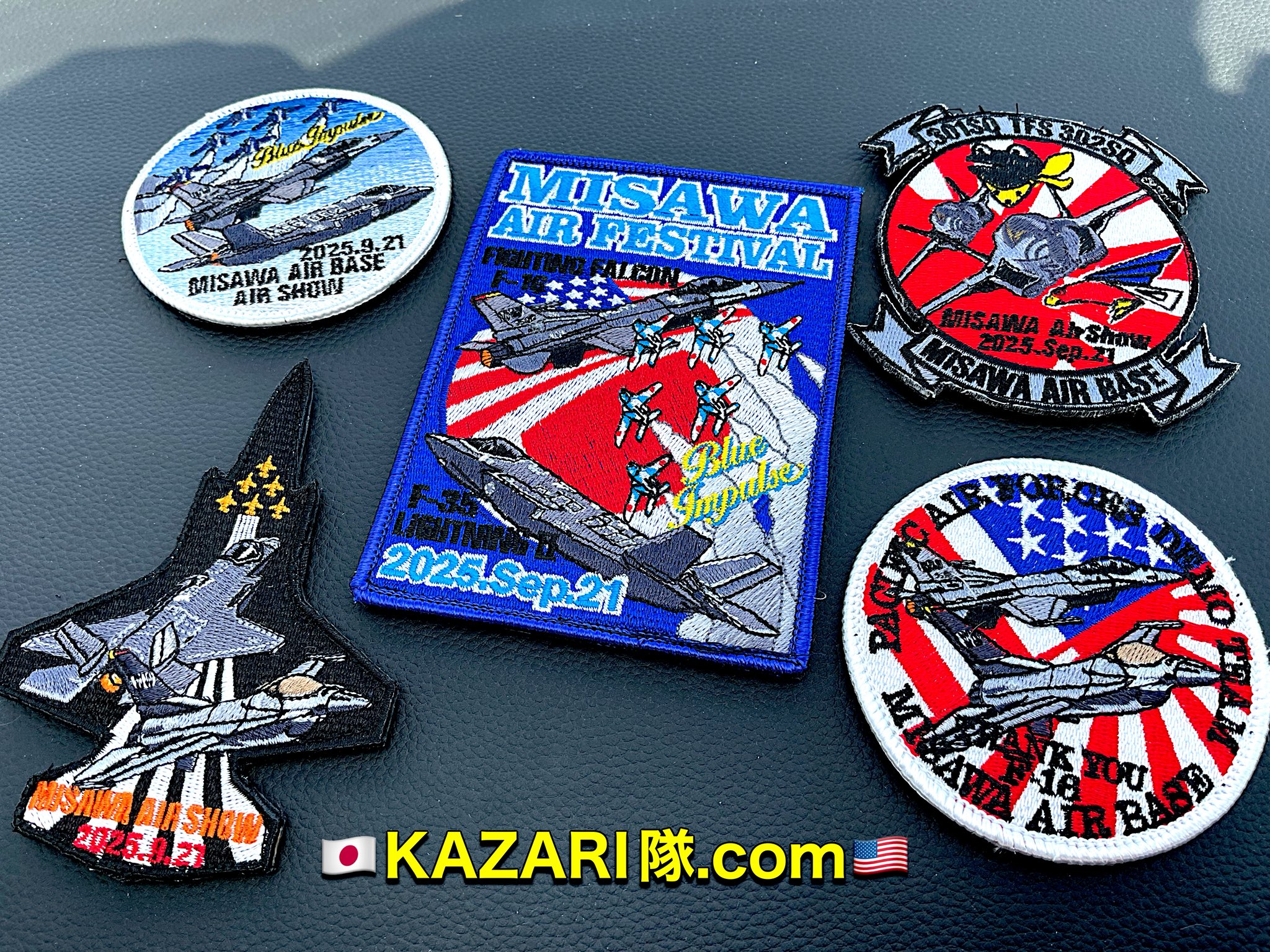 【限定】日本三景の日　松島ブルーインパルス　 フライト記念ワッペンKAZARI隊 限定】日本三景の日 松島ブルーインパルス フライト記念ワッペン