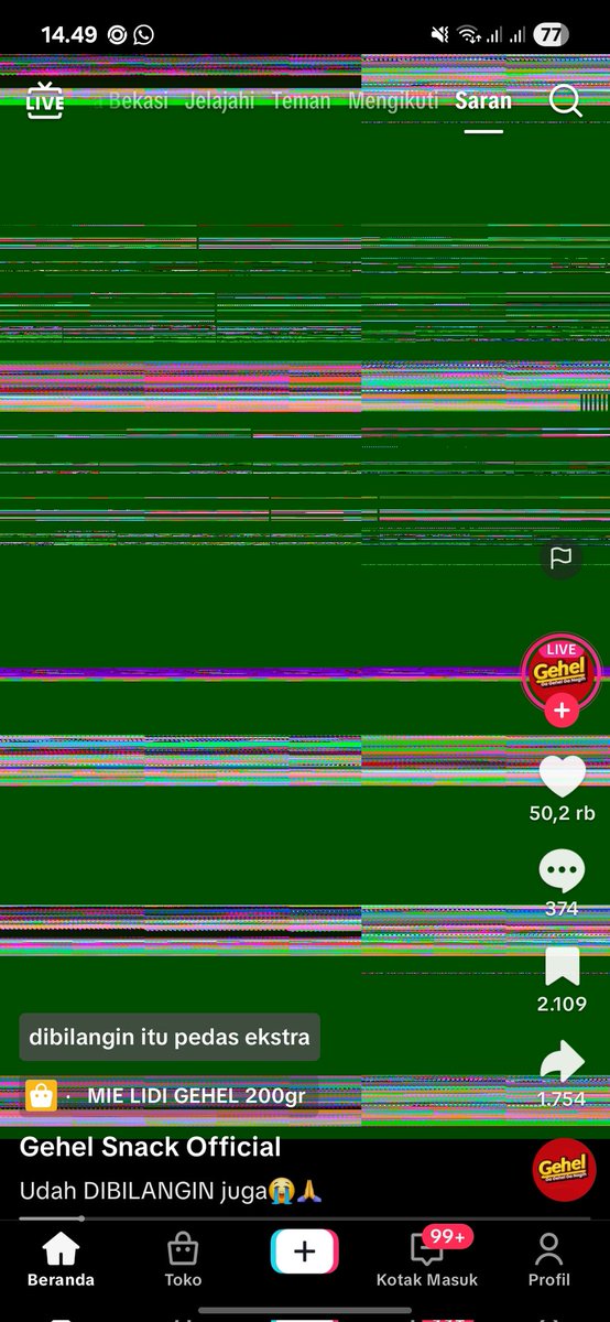 desnatalue's tweet photo. INI KENAPA VIDEO DI HP GW JDI GINI PLISSS USER SAMSUNGG 😭😭😭 https://t.co/GK86eWBir4