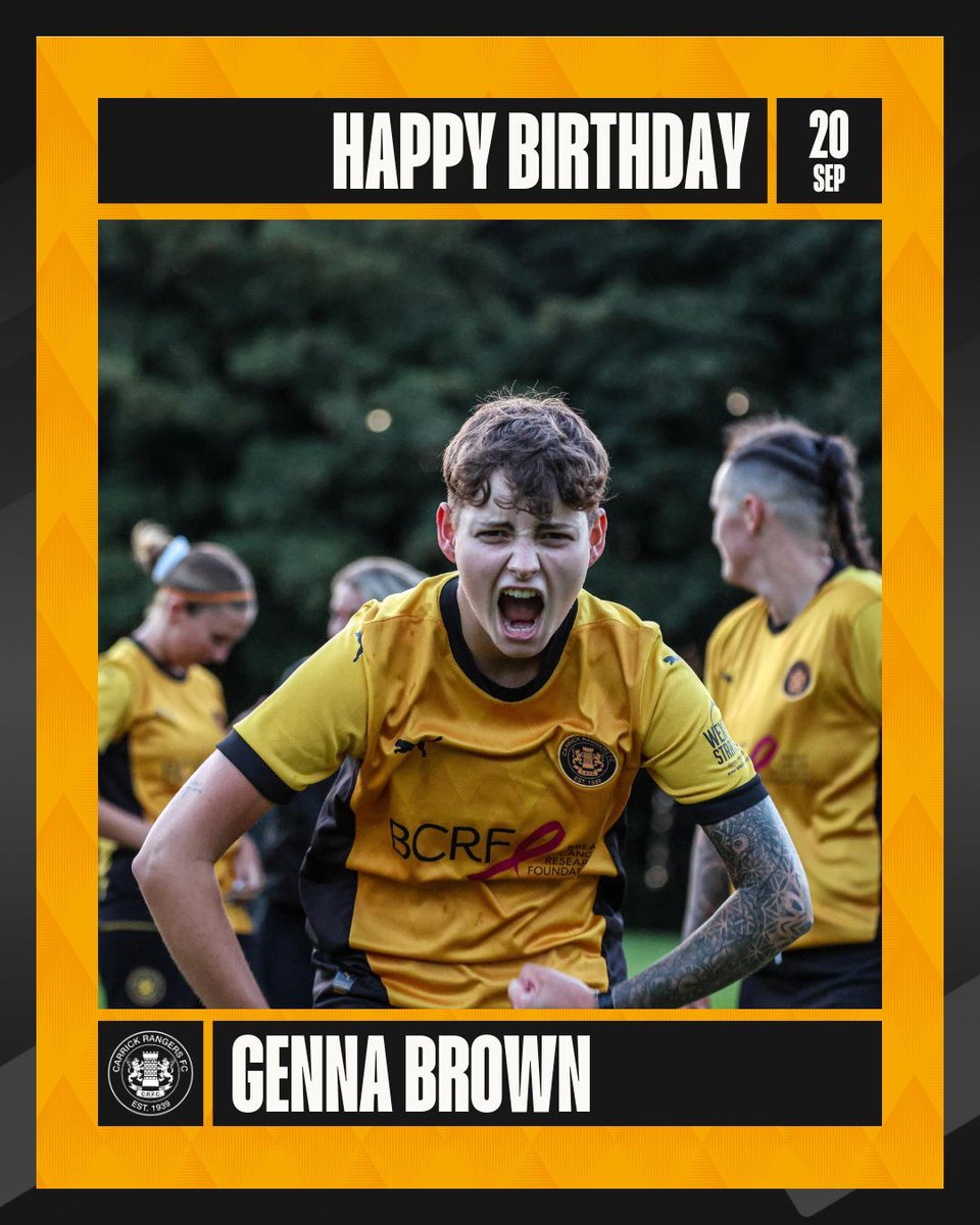 Happy Birthday to our #️⃣4️⃣7️⃣, Genna Brown! 🎂🎈

Have a good one, Genna 🥳