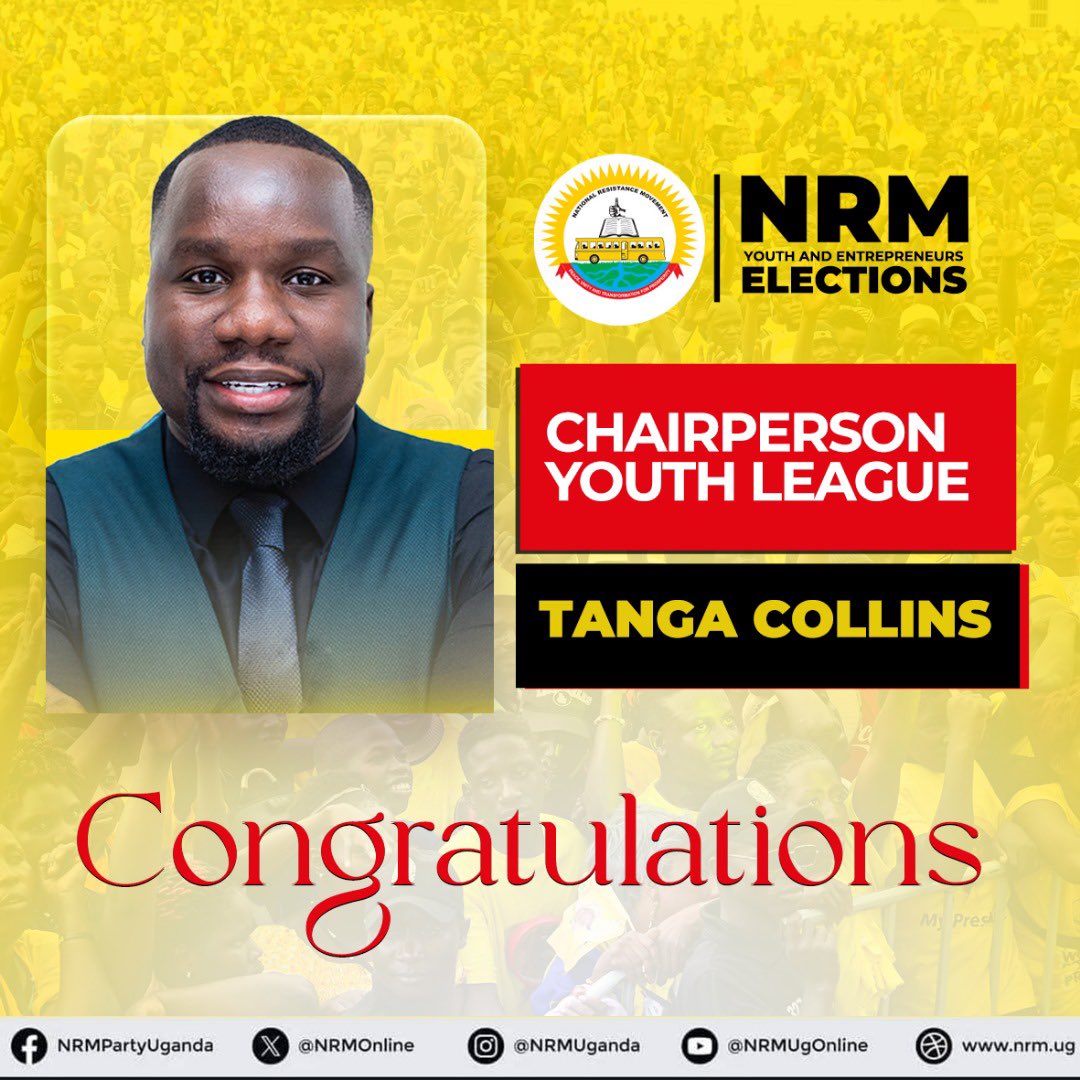 Hongera sana the new leaders of the Youth of the ruling party. Start on a path of reconciliation for a stronger NRM. Aluta continua. <a href="/NrmYouthleague/">NRM Youth League</a>
