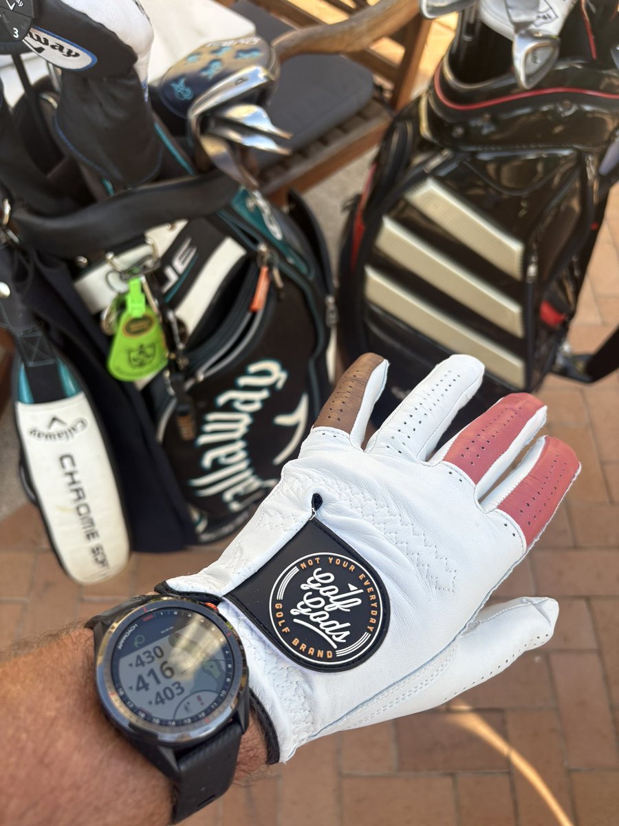 Last round of the trip today but apparently, the “golf gods” are with me!!!