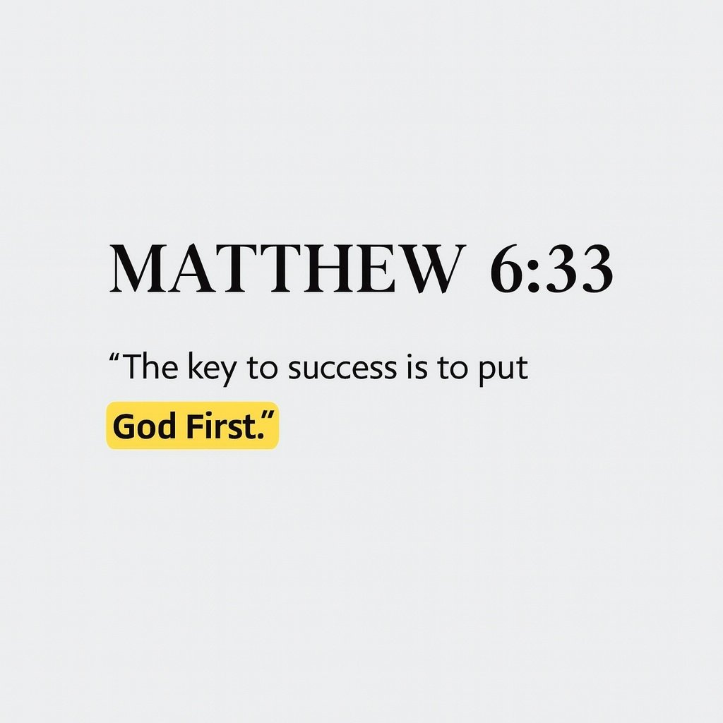 Matthew 6:33