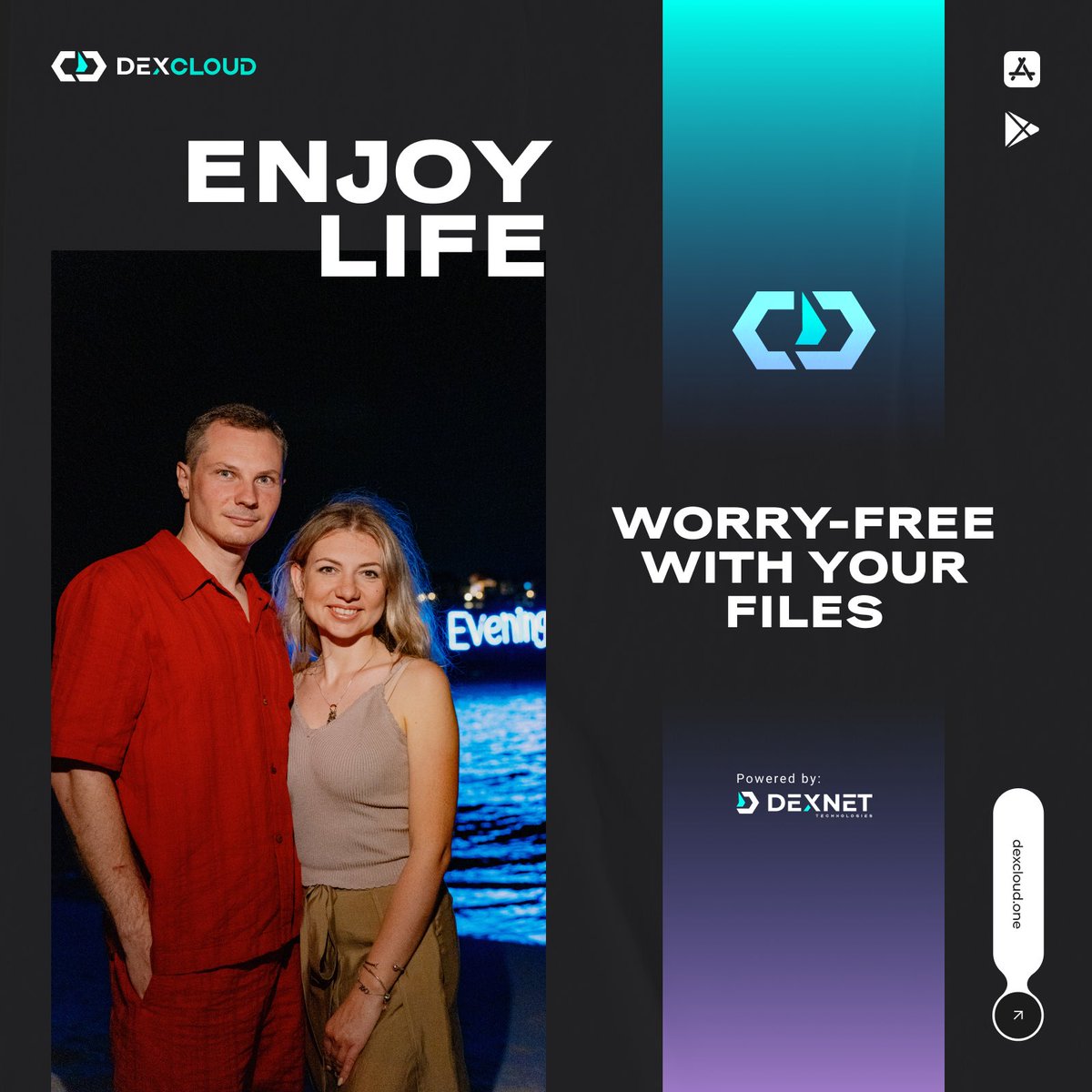 DexCLOUD_'s tweet photo. ⭐️ Living worry-free about your data is real!

Every morning you unlock your phone: photos, chats, documents — your whole life. But who’s really storing it?

With #DexCloud, your files stay truly yours. Protected, private, always within reach.

📱 Android | iOS (TestFlight) https://t.co/SrV8Gnkigu