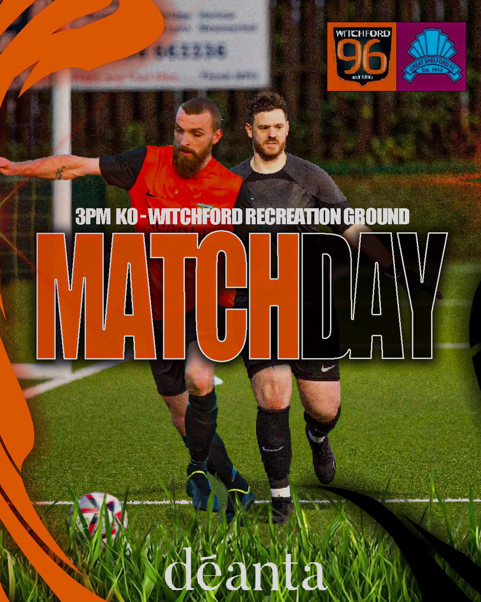 First team match at home today against league leaders <a href="/GShelfordFC/">Great Shelford FC</a> 

🆚 Great Shelford FC 
📆 20/09/2025
📍 Witchford Rec
🏆 Cambs Prem Division
⏱️ 15:00 ko

W96 FC Match Sponsors <a href="/DeantaUK/">Deanta</a> 
🟠🌑