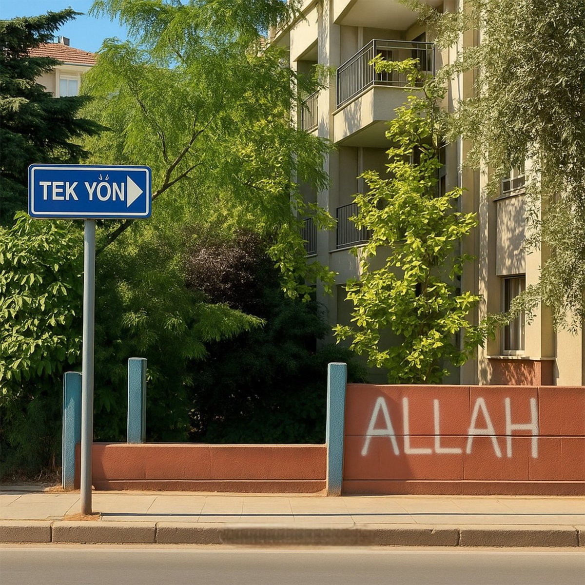 "Allah'a tevekkül et. Vekil olarak Allah yeter."
 
Azhab/3