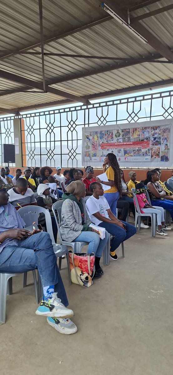 RitahAnindo's tweet image. Happening Now!

@SautiZetu254 is currently holding a community town hall with an objective of disseminating the work we have done through #PEISProject and reflecting on how to strengthening the built infrastructure beyond the project
#ZeroHunger 
#Plot10 
@ifjad_ @aphrc