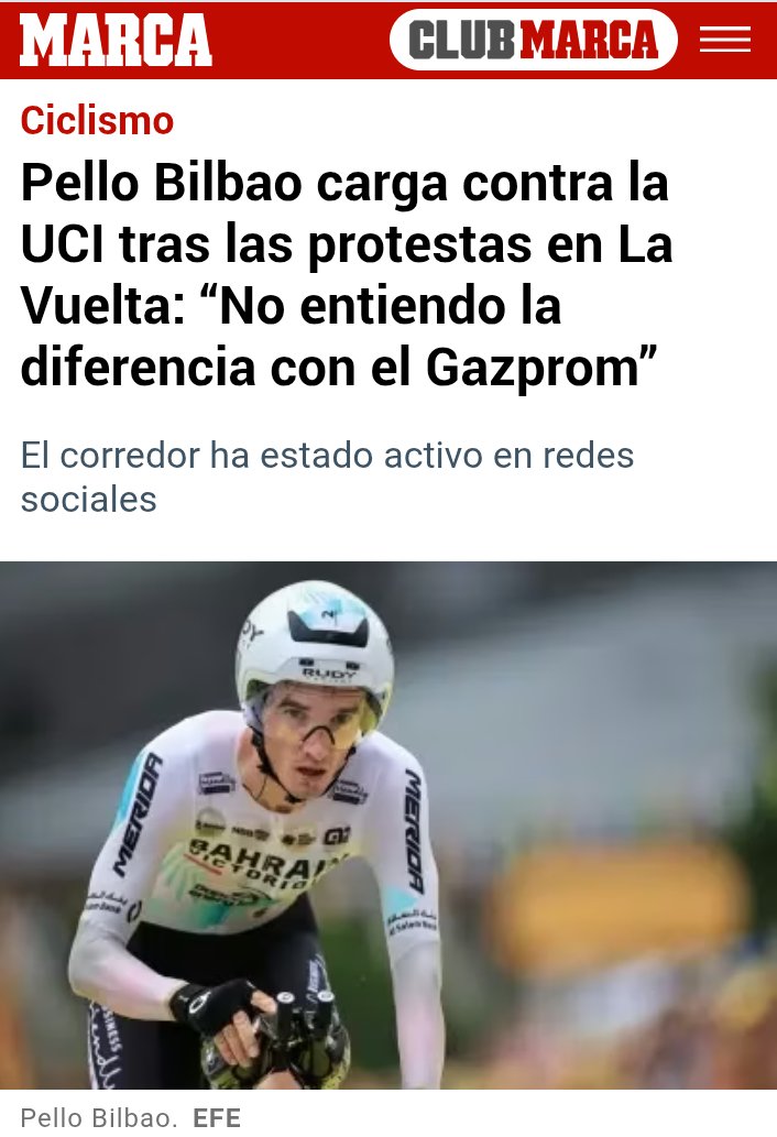 Todavía hay quien tiene decencia y algo de dignidad entre los ciclistas!!!