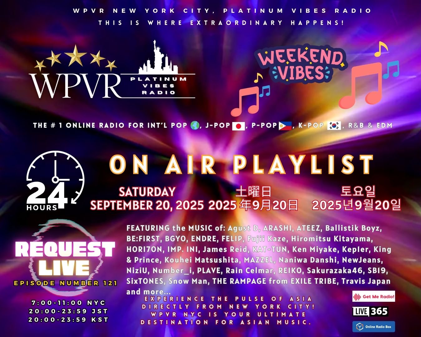 WPVR NYC - Platinum Vibes Radio on X: 