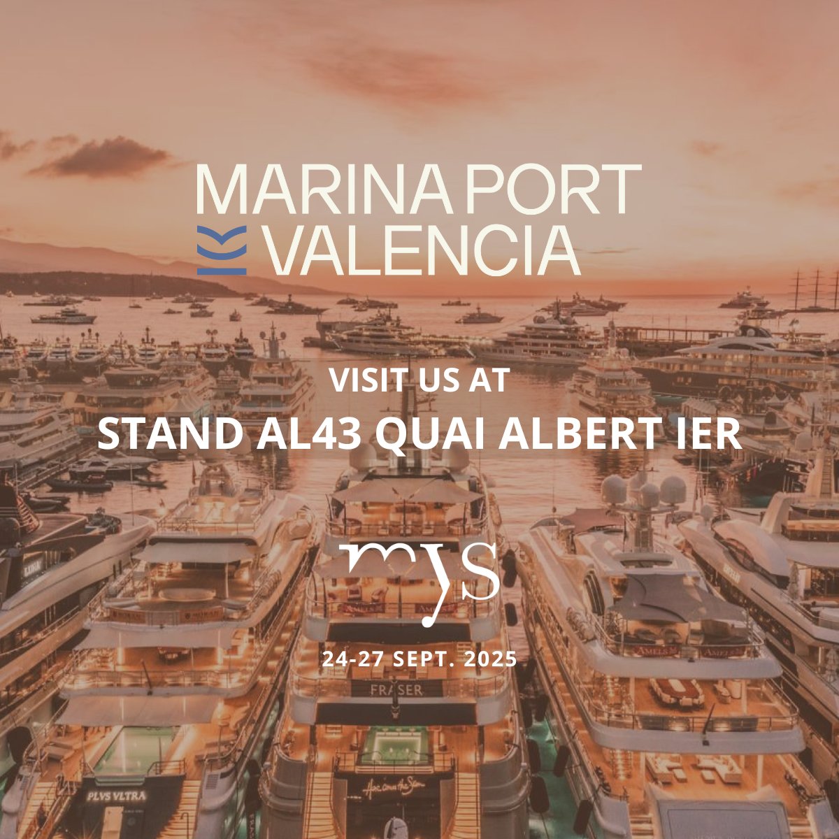 We'll be exhibiting at one of the yachting world's most exclusive meetups: Monaco Yacht Show.
If you're in Monaco over the next few days, we'd love to have a chat with you! We'll be at Stand AL43 Quai Albert Ier until 27 September.