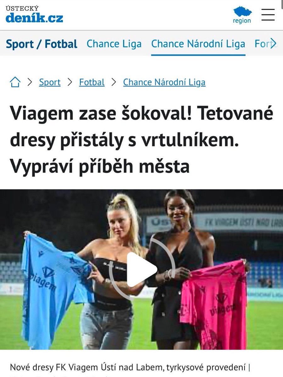 Včera jsme ukázali světu naše nové dresy. 💙

Nejsou to jen barvy na látce – je v nich otisk našeho města, příběh, který společně píšeme.

Představili jsme je ve velkém stylu: vrtulník, parašutisti a hlavně vy – naši fanoušci, bez kterých by to nemělo smysl. 🙌