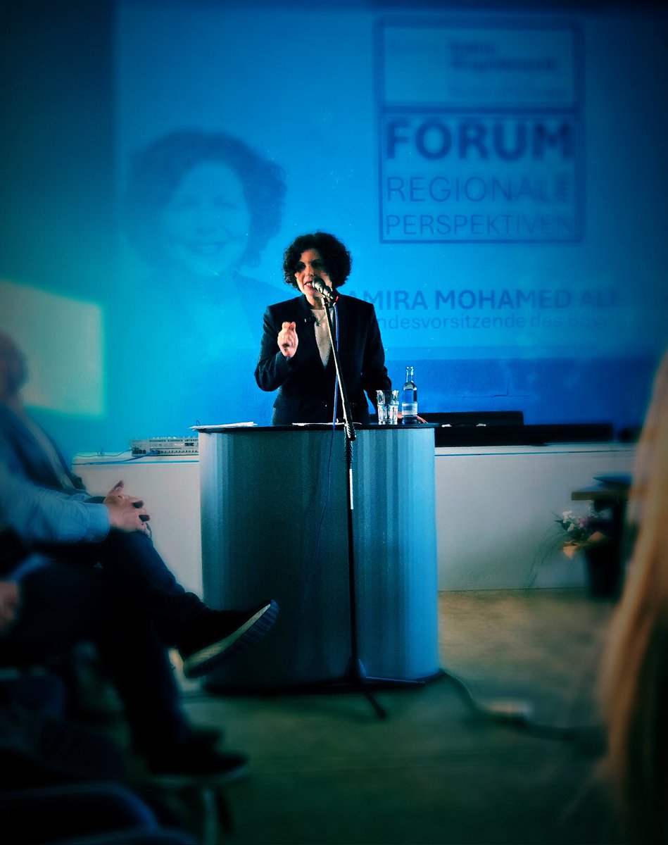 Eric Giesel (@ericgiesel) on Twitter photo Gestern war ich noch beim Forum "Regionale Perspektiven" mit <a href="/Amira_M_Ali/">Amira Mohamed Ali</a> . 
Eine tolle Veranstaltung mit interessanten Einblicken und Ansichten zu unterschiedlichsten Themen. 
Respektvoller Umgang prägte die Veranstaltung. Toll! Sowas ist heutzutage selten geworden.
#BSW Gestern war ich noch beim Forum "Regionale Perspektiven" mit <a href="/Amira_M_Ali/">Amira Mohamed Ali</a> . 
Eine tolle Veranstaltung mit interessanten Einblicken und Ansichten zu unterschiedlichsten Themen. 
Respektvoller Umgang prägte die Veranstaltung. Toll! Sowas ist heutzutage selten geworden.
#BSW
