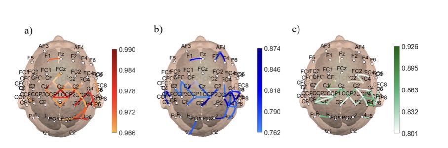 sami_mjanini's tweet image. 🧠 New method for robust graph inference in EEG networks.
✅ Combines multiple connectivity estimates into a stable brain graph
🔍 Tested on motor imagery & Alzheimer’s data → more reliable biomarkers
🔮 Future → real-time BCI & clinical monitoring
#EEG #GraphNeuralNetworks