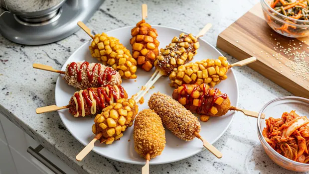 NDTVFood's tweet photo. How To Make Korean Corn Dogs At Home With Easy Pantry Ingredients
https://t.co/CV972kM1p4
#koreancorndogs #corndogs #koreanrecipe https://t.co/CRMLH6Riq6
