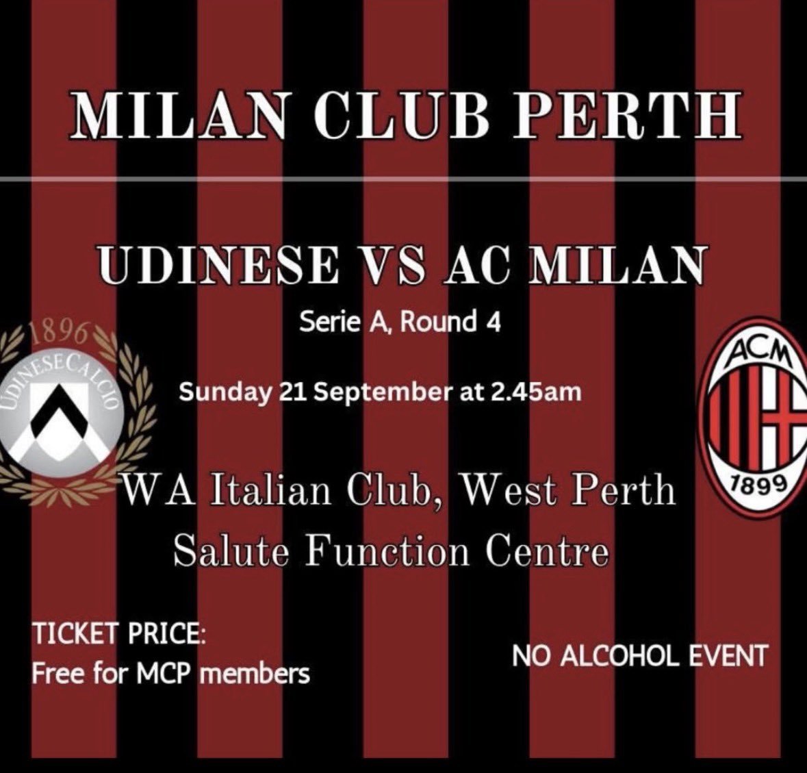 Milan Club Perth tweet media