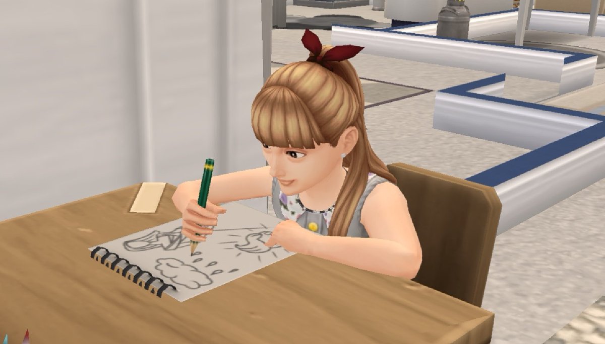 Sims_Mobile09's tweet image. 효녀인 우리딸! 공부도 쉬엄쉬엄해📖