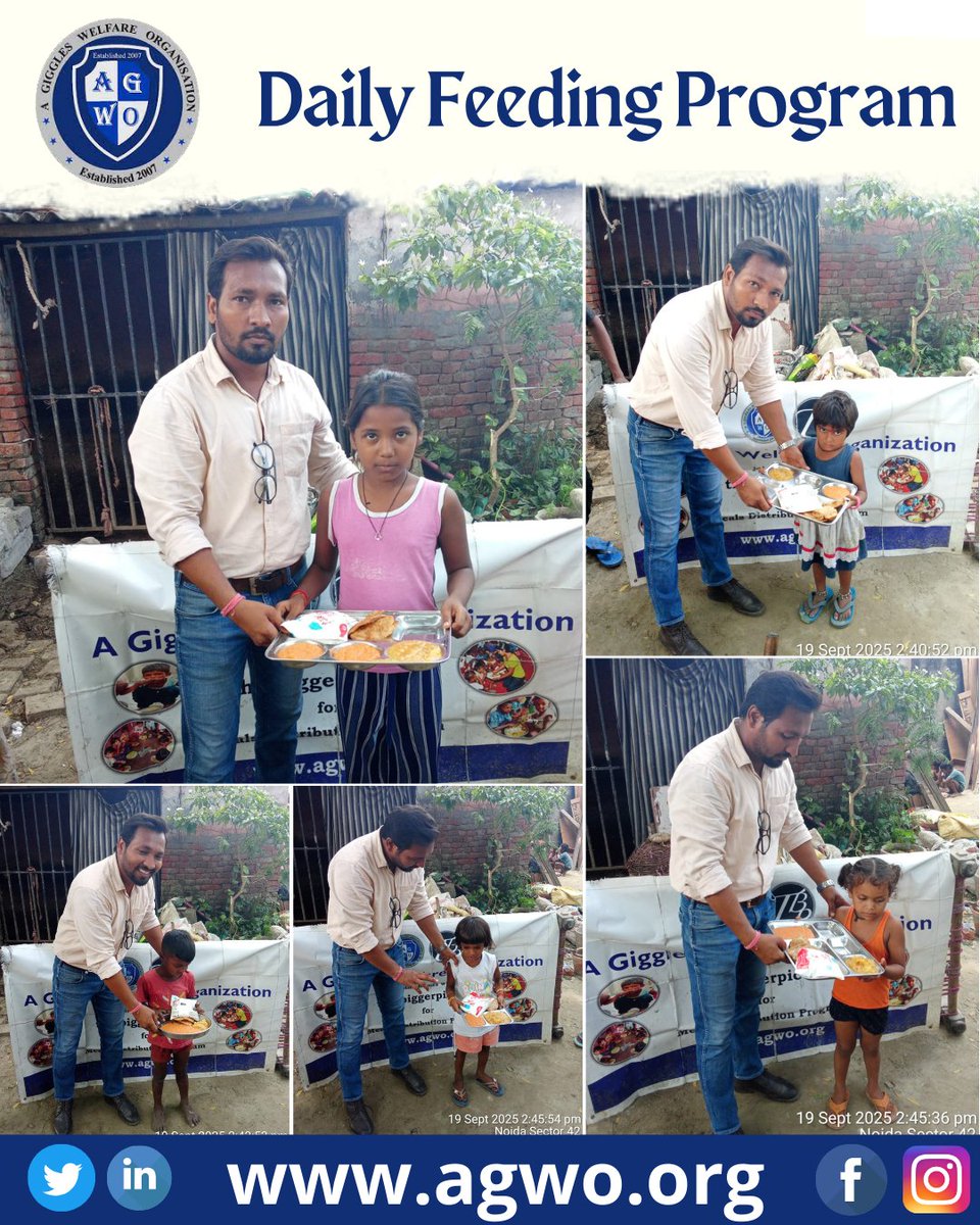 agwo_org's tweet image. At AGWO’s Daily Feeding Program, we are committed to ensuring that no child goes to bed hungry. 🍛💙 With every plate of food, we spread hope, love, and the promise of a better tomorrow. 🌍✨

#DailyFeedingProgram #AGWO #EndHunger #FoodForAll #HopeInAction #TheBiggerPicture