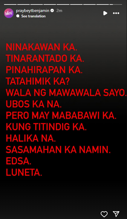 ViFeelings's tweet photo. "Pero may mababawi ka, kung titindig ka."

#ViceGanda https://t.co/1elSxgDAvo