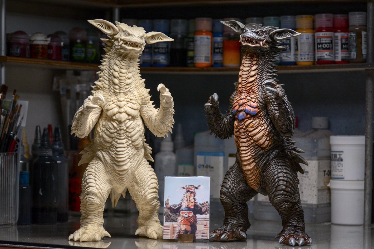 Acro腦波怪獸Gango
很意外量產版的尺寸居然比當初WF販售的樹脂套件大上一點
Acro的品質一如既往的優秀，做膠後的細節保留也很棒，除非貼著臉看，不然幾乎可以忽略小小的細節喪失
已經開始期待接下來的Miclas了！