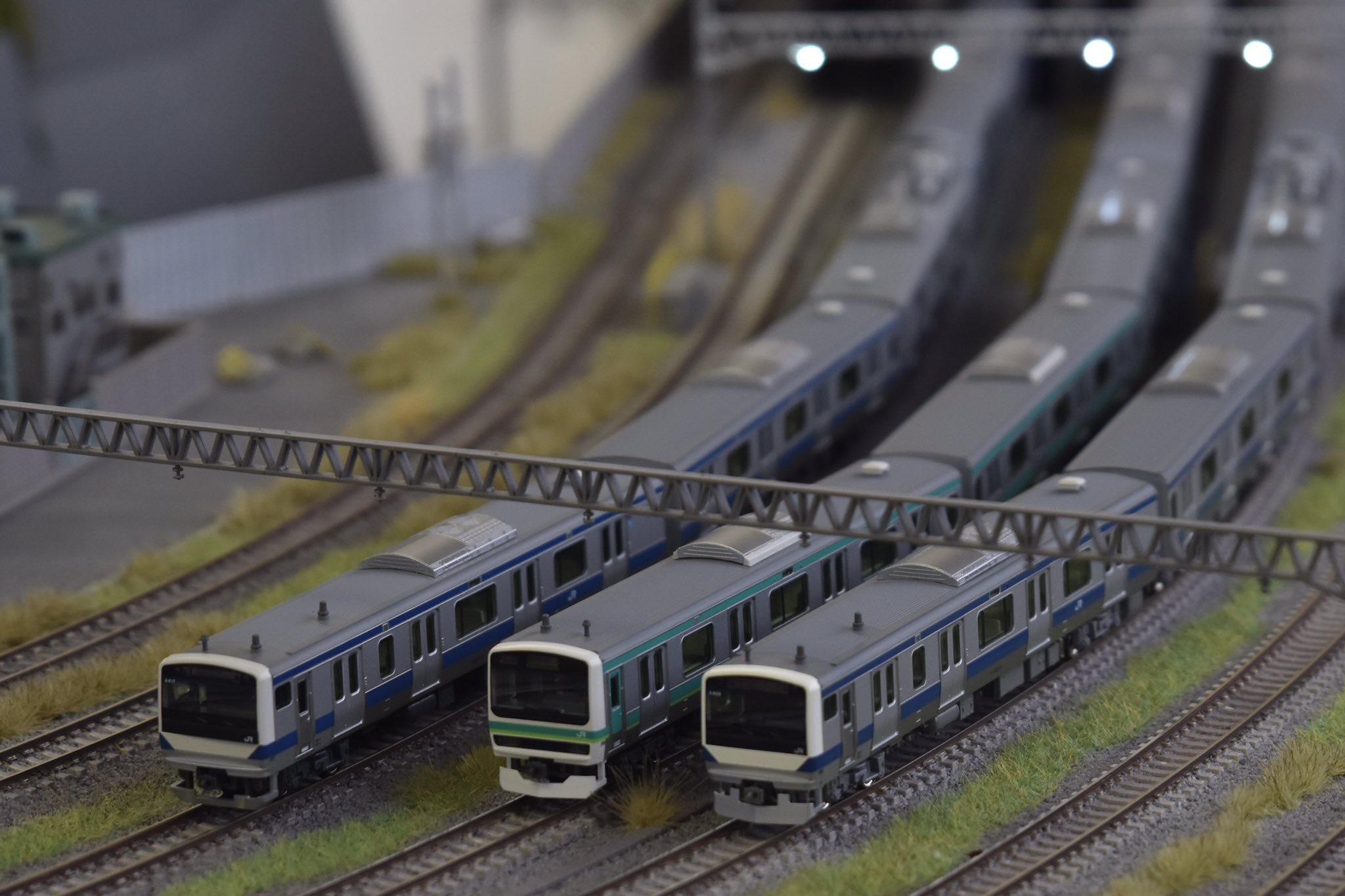 ドレミ様【リピーター様7点おまとめ】 再販》ミニモータートレインDX トワイライトエクスプレス 光る駅