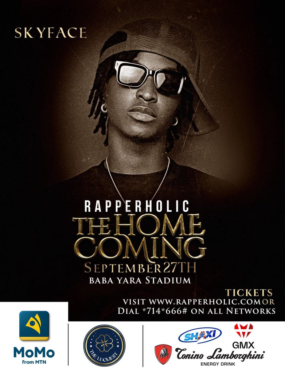 Next batch of performers for Rapperholic, The Coming

Efya
Gyakie
Kofi Kinaata
Skyface SDW

Tickets are selling at:

GH₵100 - Regular
GH₵300 - VIP
GH₵500 - VVIP

Want a table? Call 0246 210 594 NOW!

Get Your Tickets Online At RAPPERHOLIC.COM
Or Dial *714*666# on All