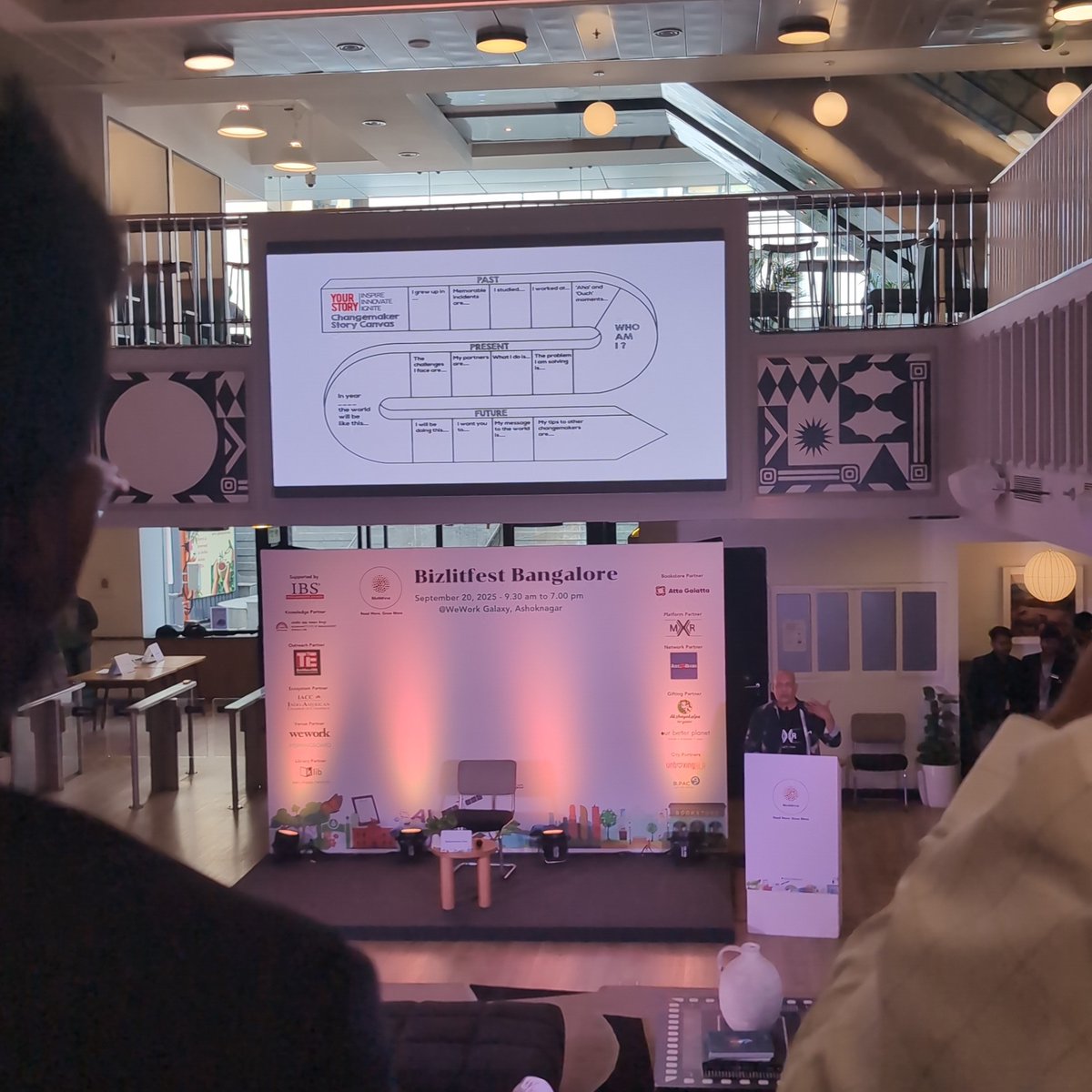 An engaging session by <a href="/MadanRao/">Madanmohan Rao</a> on the art of storytelling for founders but relevant for everyone <a href="/BlrBizLitFest/">BizLitFest</a>