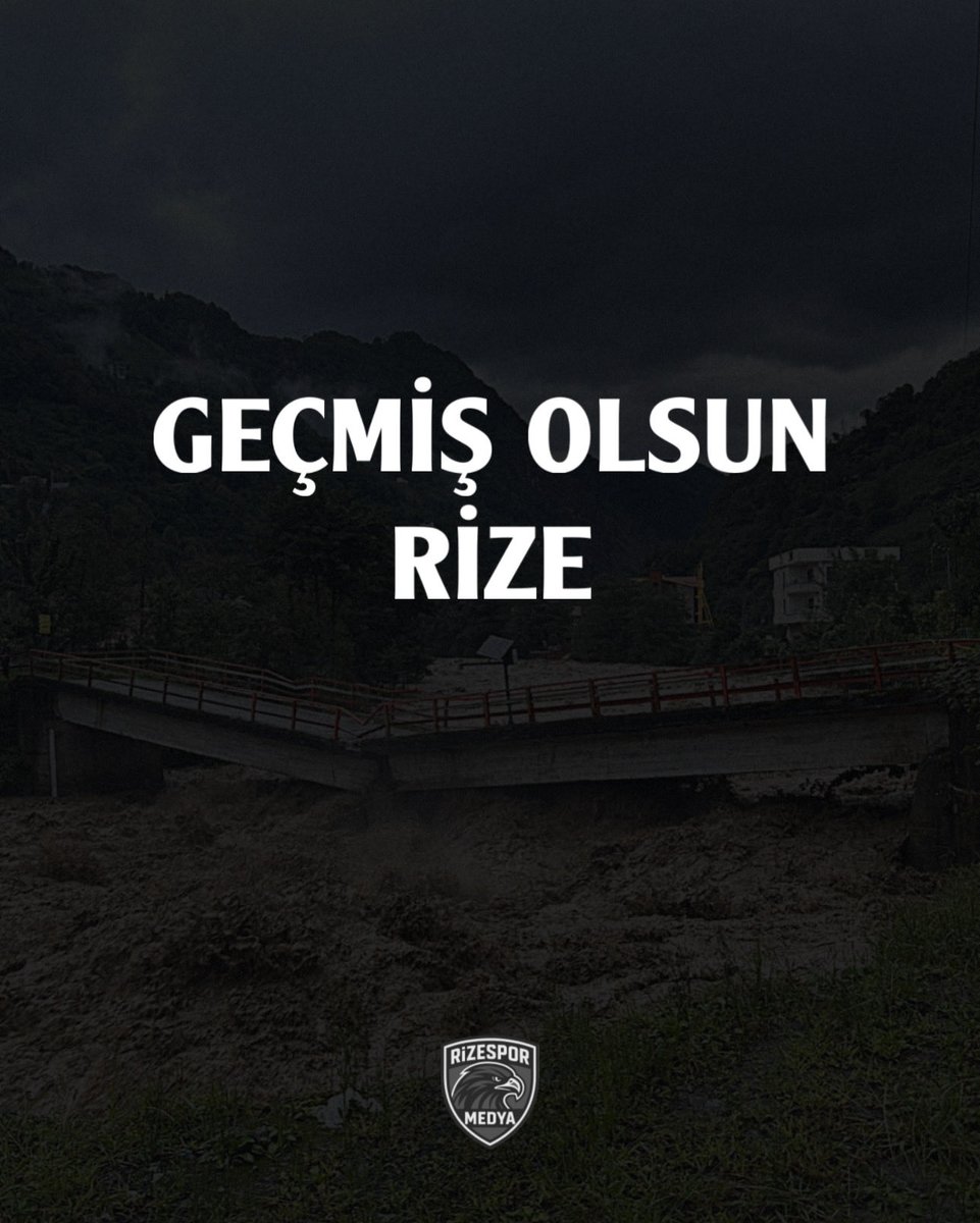 Memletimiz Rize’de; Ardeşen, Kalkandere, Fındıklı ve Pazar başta olmak üzere birçok ilçemizde etkili olan sağanak yağışların yol açtığı sel, su baskını ve heyelanlardan etkilenen tüm hemşehrilerimize geçmiş olsun dileklerimizi iletiyoruz.

-Rizespor Medya