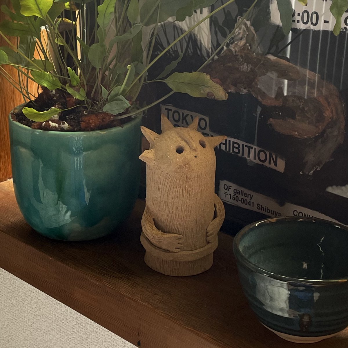 _____0km's tweet photo. 小さな嫌なことが立て続けに起こって気分落ちてたけど、そういえば朝ハニワ届いてたんだった○ https://t.co/ouDXkoNcyM