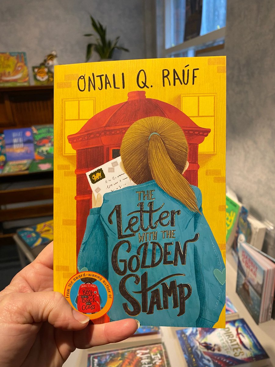 AnnaArthurPR's tweet image. Shortlisted for The Week Junior's Children's Book of the Year: Older Fiction @OnjaliRauf The Letter With The Golden Stamp. Celebrating the hidden army of Young Carers daily keeping their loved ones alive behind closed doors, and the everyday s/heroes that surround them.