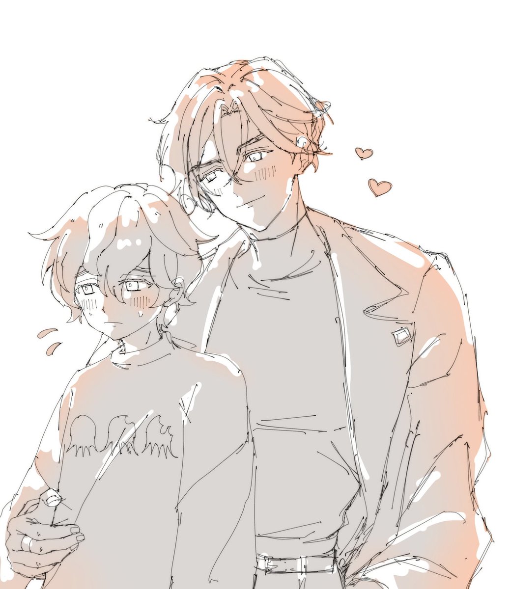 久しぶりに天おせ描きました！💜🩵