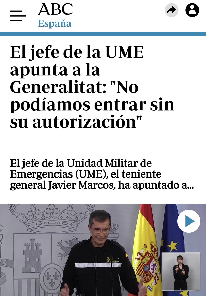 JosemaVallejo's tweet photo. General de la UME: que no pueden entrar a una catástrofe a ayudar sin autorización.

General de la armada: que están para ayudar a los cayucos y no para repelerlos.

General de la Guardia Civil: que trabajan para minimizar el clima contrario al gobierno.

¿No te haces preguntas? https://t.co/9pUfcmLGPx