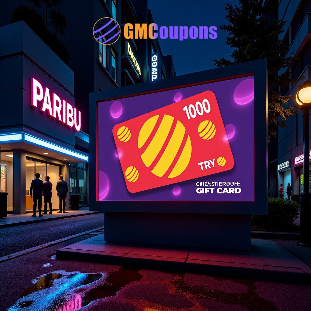 🎬 Sinema keyfi artık $GMCoin ile güvence altında!

Paribu Cineverse 1000₺ Hediye Kartı, Papara üzerinden hızlı ve güvenli dağıtım ile şimdi GMCoupons.com’da 🎟️
✅ 1 yıl geçerlilik
✅ 72 saat içinde teslimat
✅ Sadece Paribu Cineverse’de kullanım

🔗 Hemen incele: