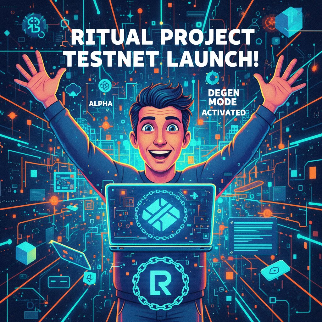 RitikKoli9215's tweet photo. Day 4⃣

🚀 Exciting times for the Ritual blockchain project!

 🤔 Wen @ritualnet Chain private testnet is live, marking a major step as the first Layer 1 blockchain with AI functionality embedded directly on-chain. Built on an enhanced EVM architecture. 

#Ritual #Blockchain #AI https://t.co/3ACo2H9X4a