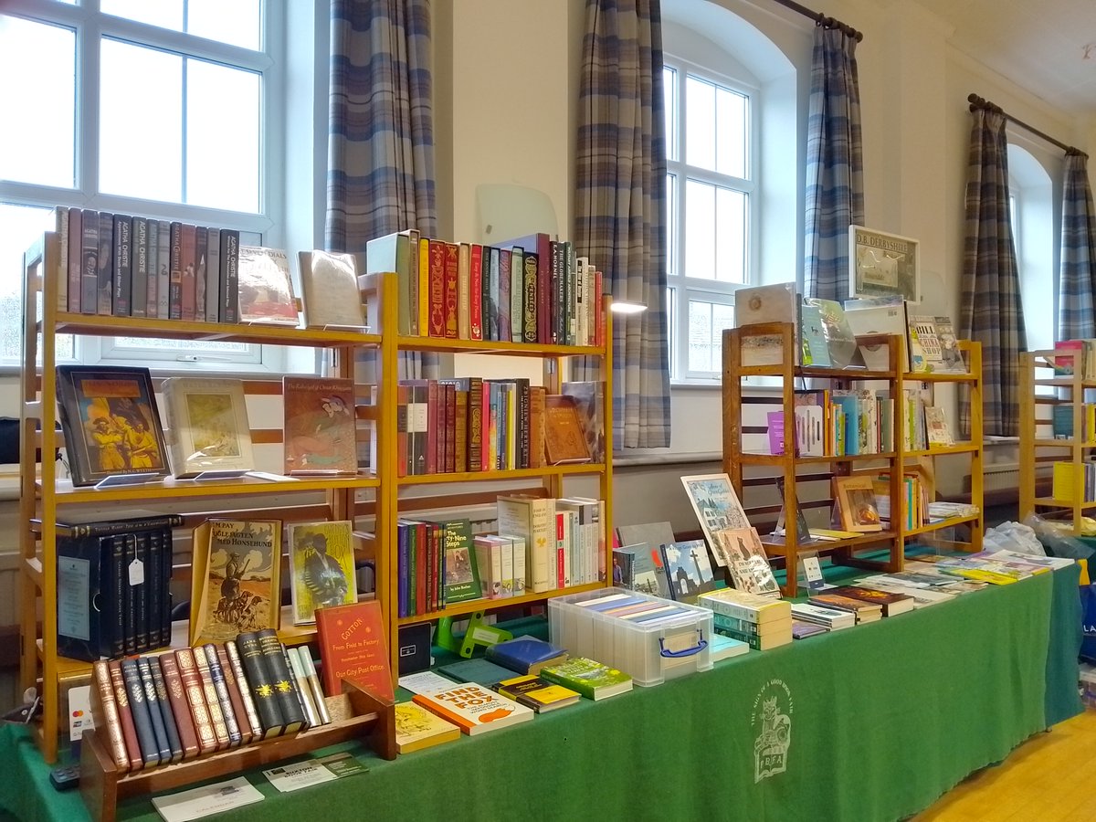 ...and all set up at the Gargrave Book Fair being held in the Village Hall, West Street BD23 3RD. We're here from 10am till 4pm today Saturday, 20th September.

#booksarebrilliant