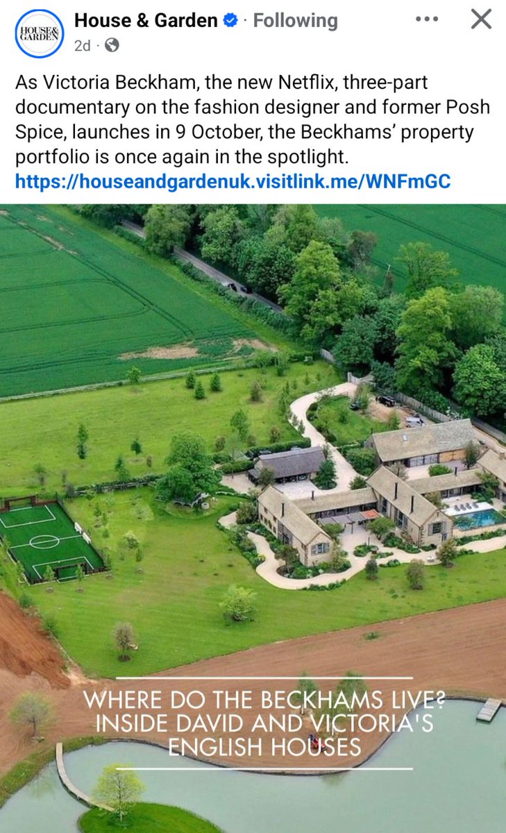 FirstSelectMB's tweet image. We love the Beckham's home in the Cotswolds.

Take a sneak peak here at their fabulous country vibes home 🏡 

f.mtr.cool/ehjokhdlpt