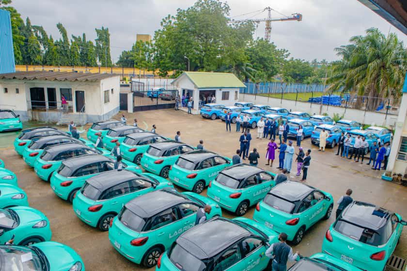 Lagos State Governor is rolling out electric cars, your Governors are rolling out wheelbarrows.