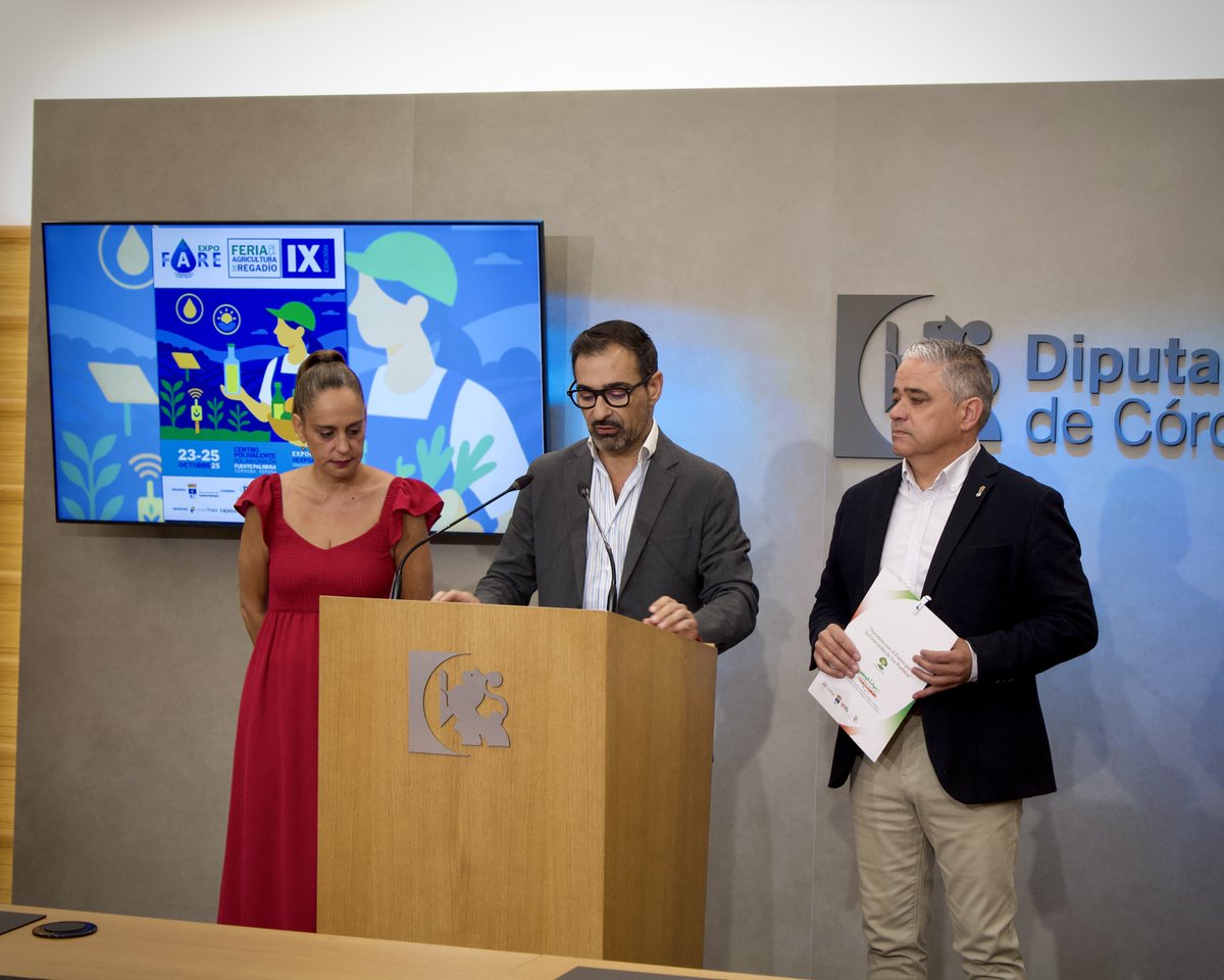 📸 Así vivimos la rueda de prensa de la IX edición de #EXPOFARE2025.

Del 23 al 25 de octubre volveremos a reunir al sector agrícola en Fuente Palmera.

Lee la noticia completa en la web municipal: fuentepalmera.es/expofare-2025-…