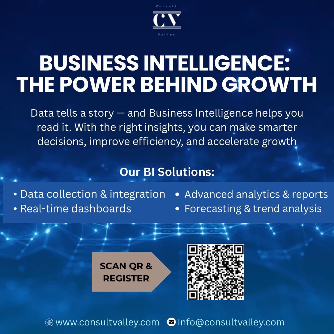 consult_valley's tweet image. 📊 Data-Backed Decisions Start Here.
With Consult Valley’s BI solutions, you gain more than reports—you gain clarity, confidence, and control.
🔍 Let your data guide the way.

To enrol: docs.google.com/forms/d/e/1FAI…

#BusinessIntelligenceSolutions #DataDrivenDecisions #BIExperts
