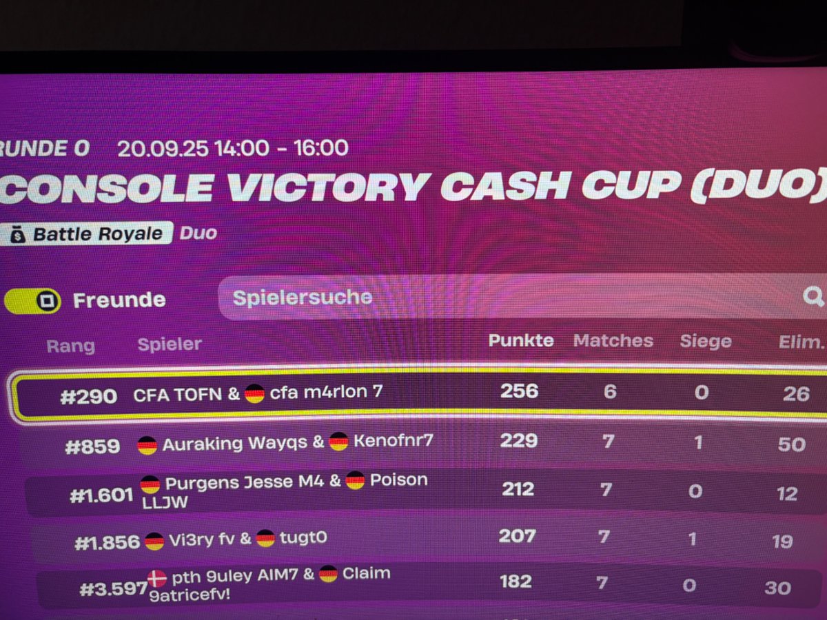 Qualed round 2 W/<a href="/Marlonfnr/">m4rlon7</a>