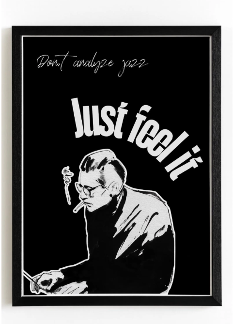 Jazz is not for the mind, but for the heart. 🎹
 “Music is supposed to wash away the dust of everyday life.” – Bill Evans

👉 Get this artwork on Etsy
etsy.com/shop/CosyRoomD…

#etsyshop #etsyfinds #JAZZNOTONLYJAZZ #billevans #wallart