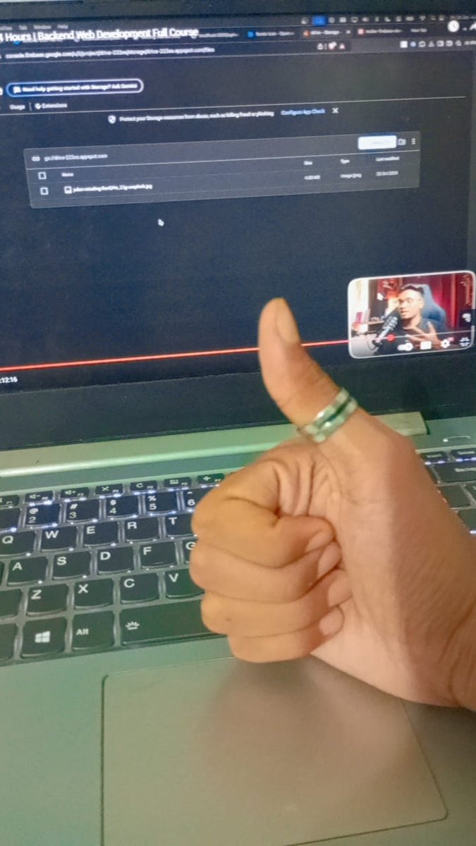 gaurav_pandeyyy's tweet image. Completed 4 hrs crash course with @ankurdotio
From JS basics → Node.js, npm, HTTP server, Express.js, routes, user login/signup & authentication 🔑
Backend fear gone. Confidence ON!
Next: Build real projects 🚀
#BackendChallenge #NodeJS #Express #WebDev
#BuildInPublic