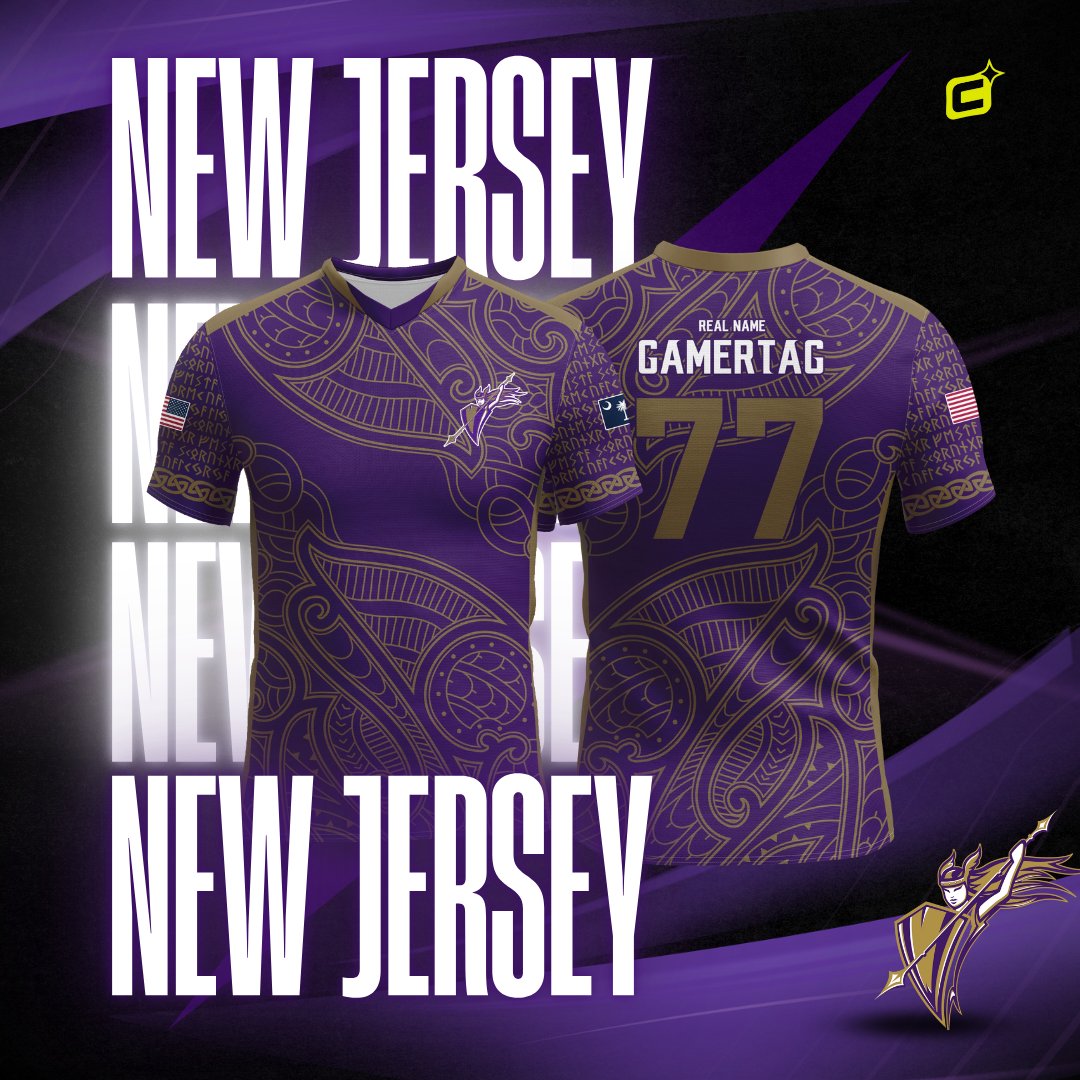 Armor up, Valkyries!⚔️ 
Our new jersey pairs bold Nordic tribal patterns with rune-etched sleeves.

Valkyries • Endurance • Strength • Leadership • To Learn
Five mantras for every push, every reset, every victory screen.🔥