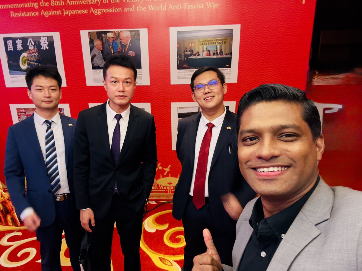AhmedReza2's tweet photo. I had the honor to join the celebration of two historic milestones — 50 years of diplomatic relations between Bangladesh and China, and the 76th anniversary of the founding of the People’s Republic of China. A moment to reflect on friendship, partnership, and the journey ahead. https://t.co/MbPgOnzurd