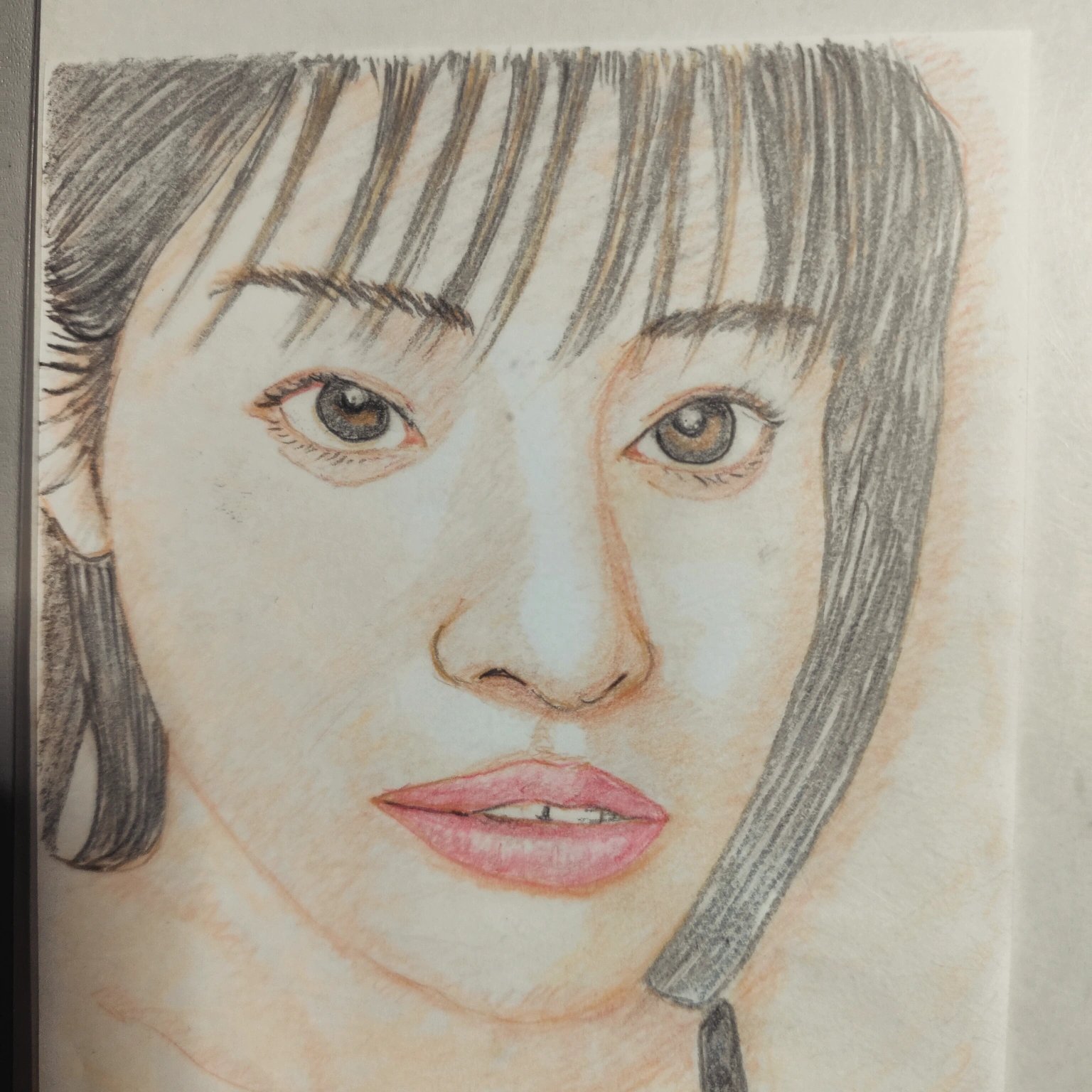 色鉛筆画 女性のポートレート ‘秋の囁き’ 
A4サイズ 色鉛筆画・女性ポートレート - YouTube