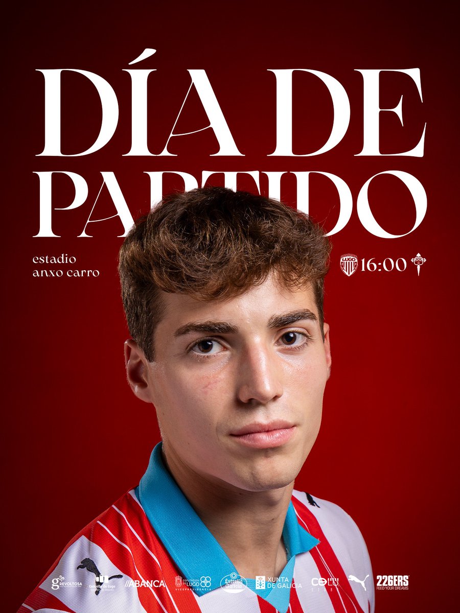 ❤️🤍 𝐇𝐎𝐗𝐄 𝐗𝐎𝐆𝐀𝐌𝐎𝐒! 

🏆 𝗫𝟰 <a href="/Primera_RFEF/">Primera Federación Versus e-Learning</a>
🆚 <a href="/racingferrolsad/">Racing Club Ferrol</a>
⌚️ 16:00h
🏟 Anxo Carro
📺 <a href="/MovistarPlus/">Movistar Plus+</a> <a href="/LaLigaPlus/">LALIGA+</a> <a href="/FootballClub/">FootballClub</a> #TVG2
#️⃣ <a href="/226ERS/">226ERS</a> | <a href="/GrupoRevoltosa/">Grupo Revoltosa</a>
    
#LugoRacingClubFerrol
#ForzaLugo