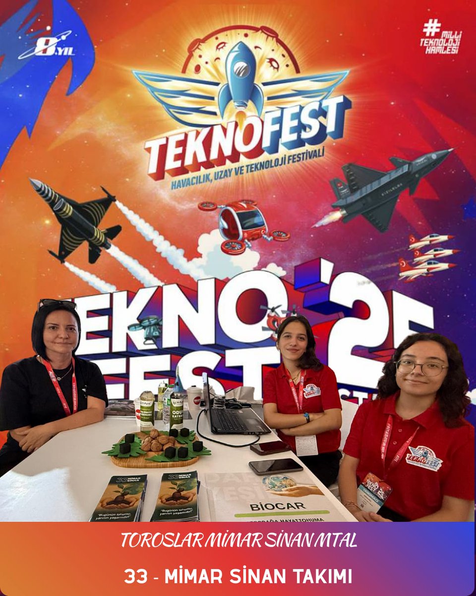 🚀 #TEKNOFEST finalist takımlarımızın her birine final yolunda başarılar diliyoruz! 👏✨
2025 Tarım Teknolojileri Yarışması Finalist Takımımız👏👏👏

<a href="/tcmeb/">Millî Eğitim Bakanlığı</a> <a href="/valiatillatoros/">Atilla Toros</a>
@faziletdurmus <a href="/teknofest/">TEKNOFEST</a>

#Mersin
#senGELECEKSİNdiye
#MilliTeknolojiHamlesi
