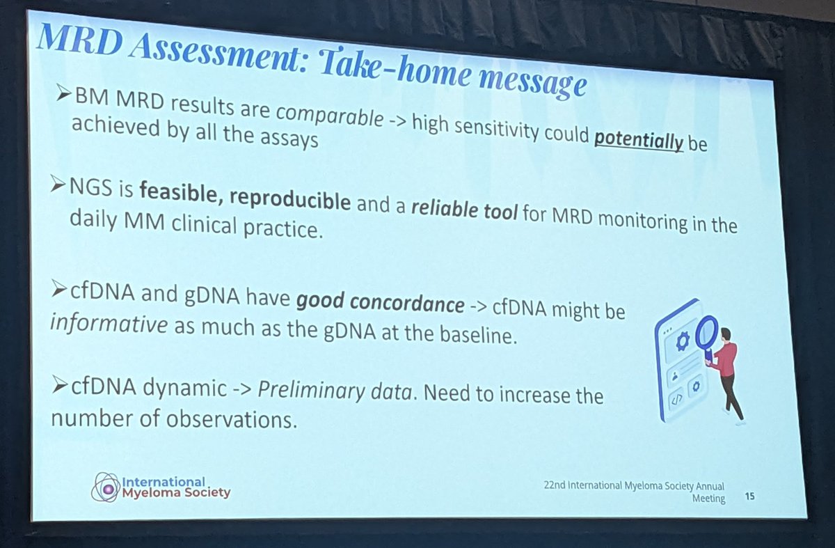 juanjogrcs's tweet image. Last but not least... #cfDNA and #CTCs attract some brave and early bird people at #IMS25.

Very important efforts to change the way we monitor and stratify our #mmsm patients.

Thanks @erinwiedmeiermd, @LucaBertamini, @Dagostino_MD and #WilsonGonsalves.