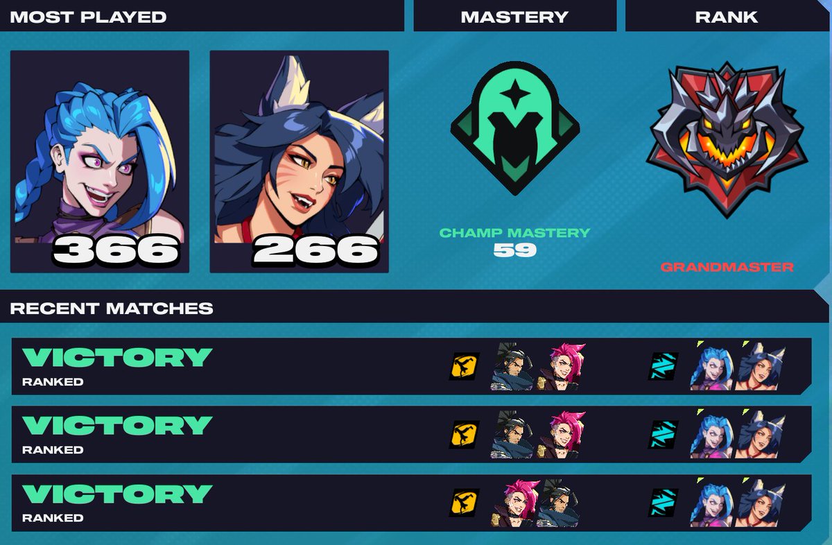 41-1 Grandmaster. I love 2XKO #2XKO